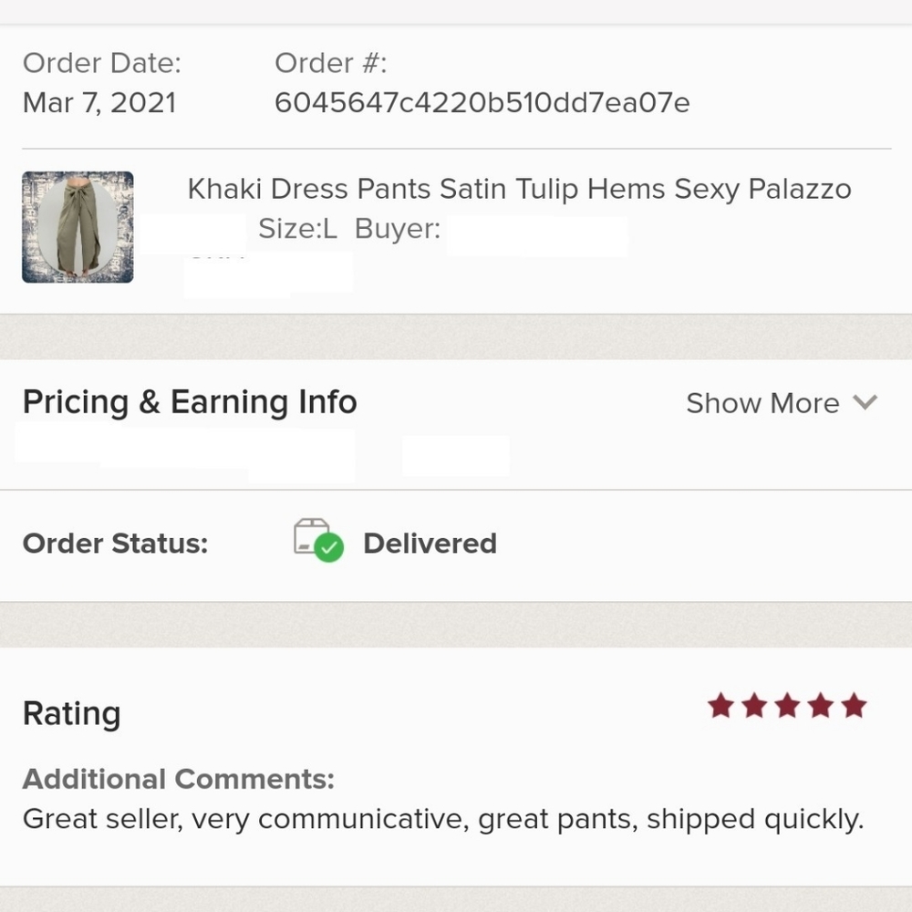 Satin Dress Pants Tulip Hems Palazzo Rust Pumpkin - Picture 9 of 11